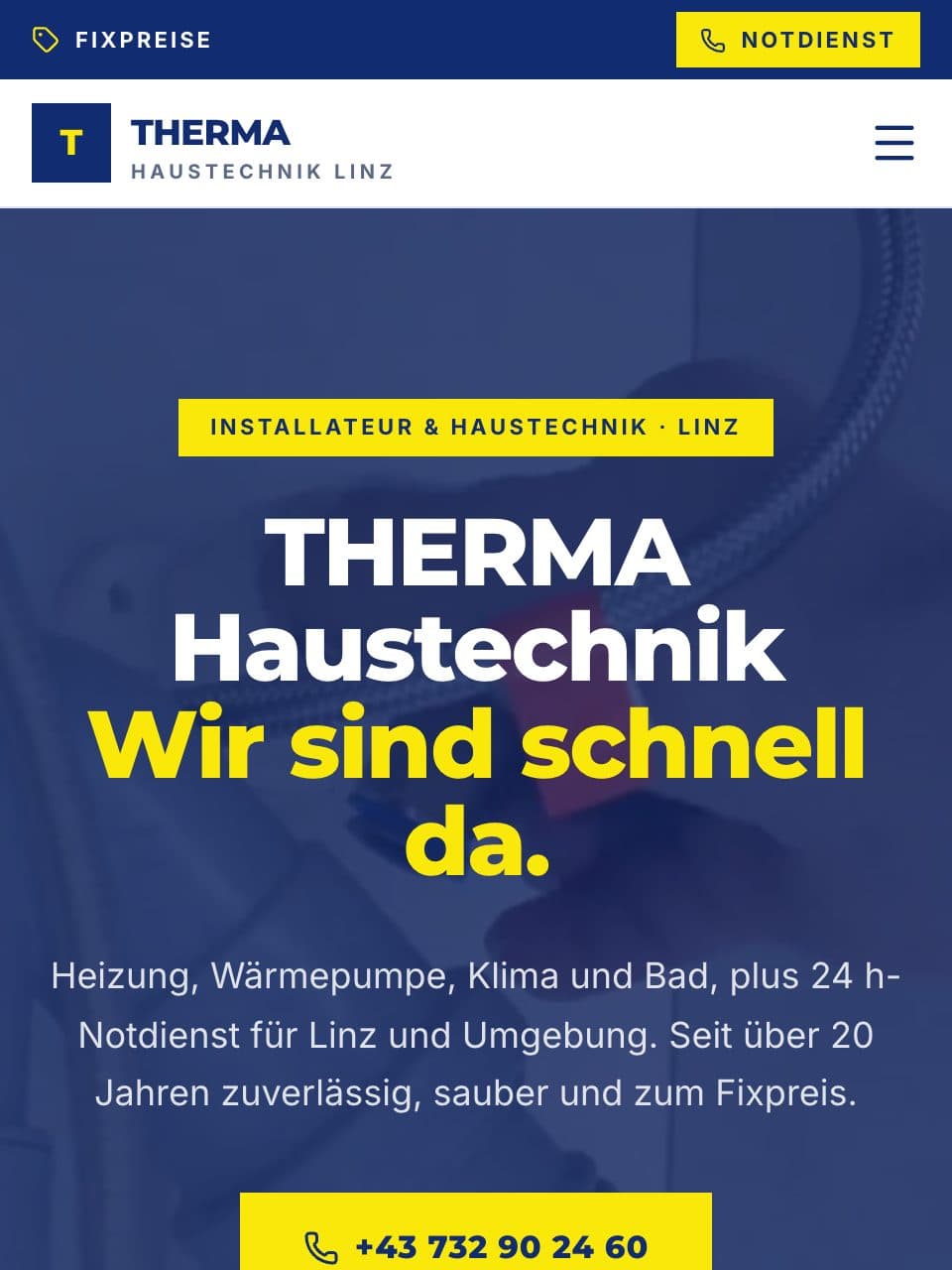 Website-Referenz: THERMA Haustechnik