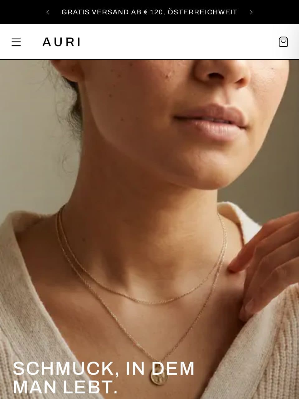 Website-Referenz: AURI Schmuckatelier